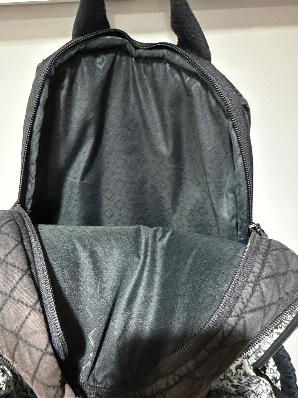 Quilted Black Backpack - Vera Bradley